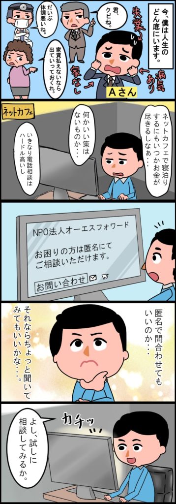 困っている方へ - NPO法人osForward